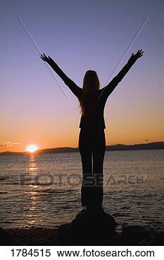 Stock Image - woman worshipping. 
fotosearch - search 
stock photos, 
pictures, images, 
and photo clipart