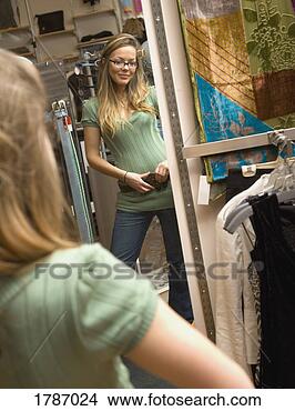 Stock Photo - woman shopping. 
fotosearch - search 
stock photos, 
pictures, images, 
and photo clipart