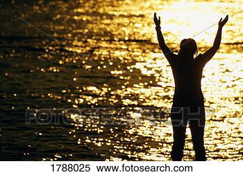 Stock Image - worshipping out 
of doors. fotosearch 
- search stock 
photos, pictures, 
images, and photo 
clipart