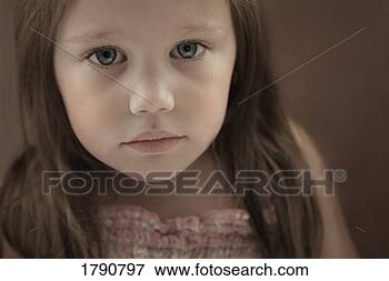 Picture - portrait of a 
blue-eyed girl. 
fotosearch - search 
stock photos, 
pictures, images, 
and photo clipart