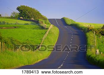 Stock Photo - road in northern 
ireland. fotosearch 
- search stock 
photos, pictures, 
images, and photo 
clipart