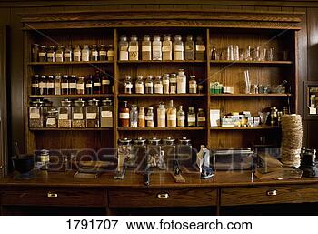 Picture - old fashioned 
pharmacy. fotosearch 
- search stock 
photos, pictures, 
images, and photo 
clipart