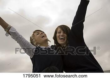 Stock Photography - students cheering. 
fotosearch - search 
stock photos, 
pictures, images, 
and photo clipart