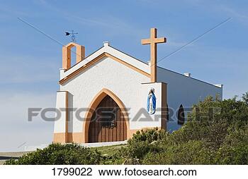 Stock Photo - hermitage of the 
pure and clean 
conception in 
the sierra del 
tablón. fotosearch 
- search stock 
photos, pictures, 
images, and photo 
clipart