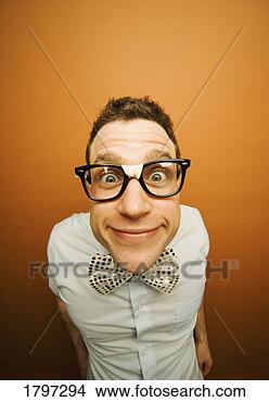 Stock Photo - man wearing taped 
glasses and a 
bow tie. fotosearch 
- search stock 
photos, pictures, 
images, and photo 
clipart