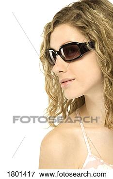 Picture - woman with sunglasses. 
fotosearch - search 
stock photos, 
pictures, images, 
and photo clipart