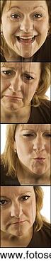 Stock Photograph - 4 images of woman 
with varying faces. 
fotosearch - search 
stock photos, 
pictures, images, 
and photo clipart