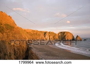 Stock Photo - beach near annestown, 
the copper coast, 
co waterford, 
ireland. fotosearch 
- search stock 
photos, pictures, 
images, and photo 
clipart