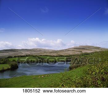 Stock Photo - co clare the burren, 
near mullaghmore 
mountain, ireland. 
fotosearch - search 
stock photos, 
pictures, images, 
and photo clipart