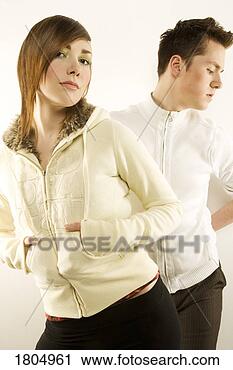 Stock Photography - a couple of chic 
young adults. 
fotosearch - search 
stock photos, 
pictures, images, 
and photo clipart