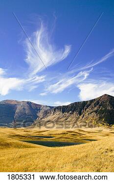 Stock Photography - grassland, lakes 
and mountains 
in waterton lakes 
park. fotosearch 
- search stock 
photos, pictures, 
images, and photo 
clipart