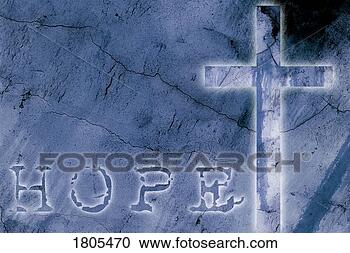 Stock Photography - image of a cross 
with the word 
'hope'. fotosearch 
- search stock 
photos, pictures, 
images, and photo 
clipart