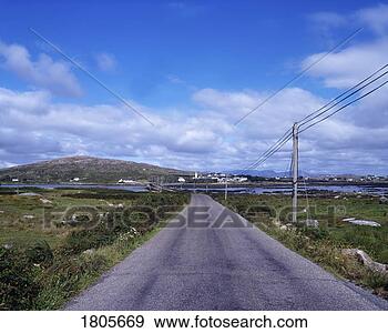 Stock Photograph - lettermore island 
with gorumna island 
and lettermore 
town, ireland. 
fotosearch - search 
stock photos, 
pictures, images, 
and photo clipart