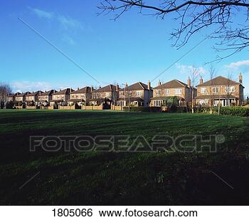 Stock Photo - semi-detached 
houses, castleknock, 
dublin, ireland. 
fotosearch - search 
stock photos, 
pictures, images, 
and photo clipart