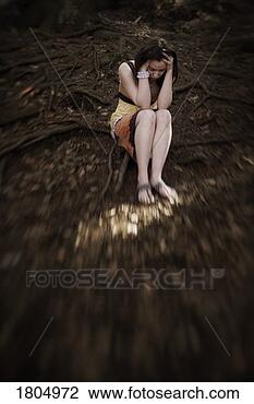 Stock Photo - woman holding 
head in hands. 
fotosearch - search 
stock photos, 
pictures, images, 
and photo clipart