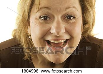 Stock Photo - woman making silly 
face. fotosearch 
- search stock 
photos, pictures, 
images, and photo 
clipart