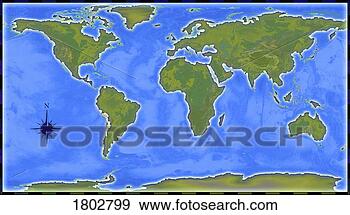 Stock Photograph - world map. fotosearch 
- search stock 
photos, pictures, 
images, and photo 
clipart