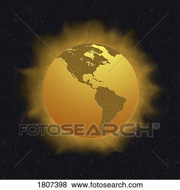 Stock Photo - glowing globe. 
fotosearch - search 
stock photos, 
pictures, images, 
and photo clipart