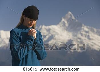 Stock Image - a woman in prayer. 
fotosearch - search 
stock photos, 
pictures, images, 
and photo clipart