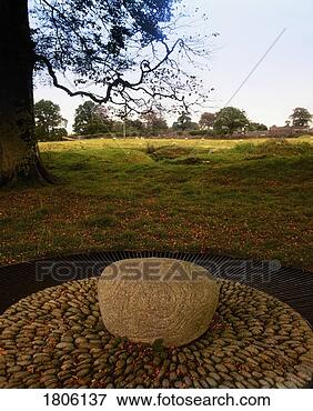 Picture - boulder decorated 
in celtic la tene 
style,  300 bc, 
 co roscommon. 
fotosearch - search 
stock photos, 
pictures, images, 
and photo clipart