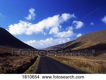 Stock Photo - doochary road, 
glenveagh, co 
donegal, ireland. 
fotosearch - search 
stock photos, 
pictures, images, 
and photo clipart