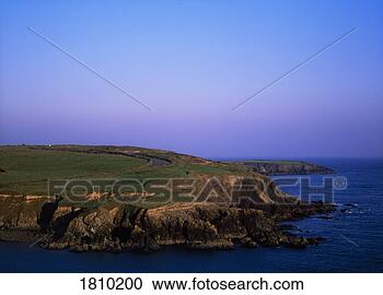 Stock Photography - road & cliffs, 
the copper coast, 
co waterford, 
ireland. fotosearch 
- search stock 
photos, pictures, 
images, and photo 
clipart