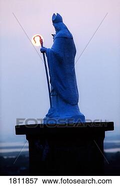 Picture - co mayo, croagh 
patrick pilgrimage, 
statue of st patrick, 
ireland. fotosearch 
- search stock 
photos, pictures, 
images, and photo 
clipart