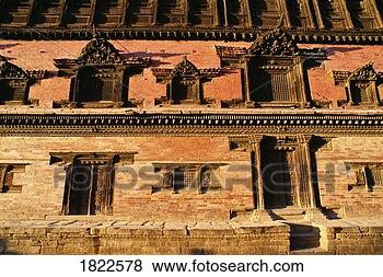 Stock Photo - façade of the 
royal palace, 
bhaktapur, nepal. 
fotosearch - search 
stock photos, 
pictures, images, 
and photo clipart