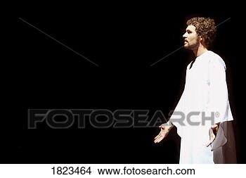 Stock Photo - man portraying 
jesus. fotosearch 
- search stock 
photos, pictures, 
images, and photo 
clipart