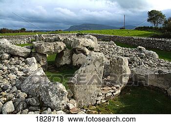 Stock Photo - creevykeel pre-historic 
burial site near 
cliffony, sligo, 
ireland. fotosearch 
- search stock 
photos, pictures, 
images, and photo 
clipart