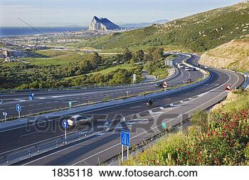 Stock Photo - view of gibraltar 
with africa from 
the a383 autopista 
near la línea. 
fotosearch - search 
stock photos, 
pictures, images, 
and photo clipart