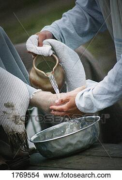 Stock Photo - jesus washes disciple's 
feet. fotosearch 
- search stock 
photos, pictures, 
images, and photo 
clipart