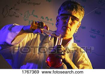 Stock Photograph - a chemist. fotosearch 
- search stock 
photos, pictures, 
images, and photo 
clipart