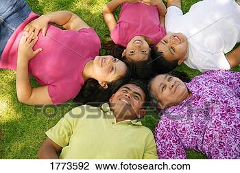 Stock Photo - family lying in 
grass. fotosearch 
- search stock 
photos, pictures, 
images, and photo 
clipart