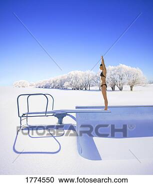 Stock Photography - diving into winter. 
fotosearch - search 
stock photos, 
pictures, images, 
and photo clipart