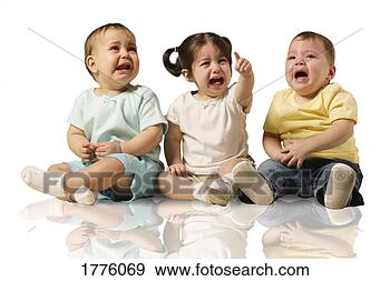 Stock Photograph - babies crying. 
fotosearch - search 
stock photos, 
pictures, images, 
and photo clipart