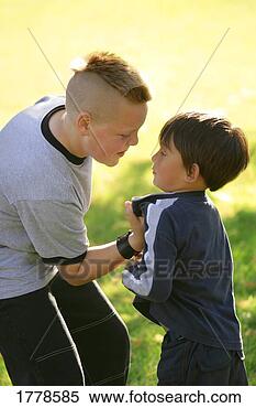 Stock Image - children bully. 
fotosearch - search 
stock photos, 
pictures, images, 
and photo clipart