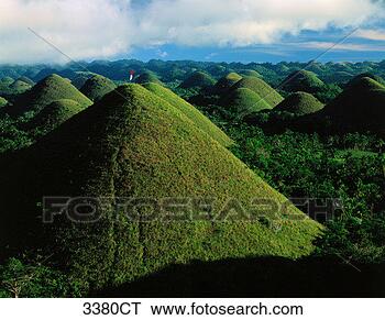 Stock Photo - philippines, visayas, 
bohol island, 
chocolate hills. 
fotosearch - search 
stock photos, 
pictures, images, 
and photo clipart