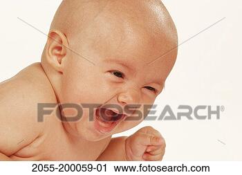 baby laughing
