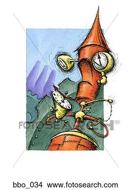 Stock Illustration - robot whistle 
holding timepiece. 
fotosearch - search 
clipart, illustration, 
drawings and vector 
eps graphics images