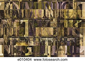 Stock Illustration - abstract image 
of stenciled alphabet. 
fotosearch - search 
clipart, illustration, 
drawings and vector 
eps graphics images