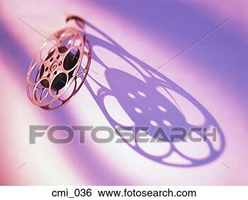 Stock Photo - reel of film casting 
large, flower-shaped 
shadow. fotosearch 
- search stock 
photos, pictures, 
images, and photo 
clipart