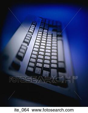 Stock Photo - keyboard in spotlight. 
fotosearch - search 
stock photos, 
pictures, images, 
and photo clipart