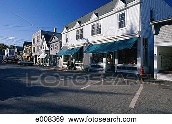 Stock Photograph - storefronts in 
mount desert island. 
fotosearch - search 
stock photos, 
pictures, images, 
and photo clipart