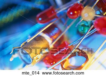 Stock Photo - light-emitting 
diodes and capacitor. 
fotosearch - search 
stock photos, 
pictures, images, 
and photo clipart