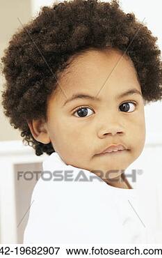 Boy with Afros
