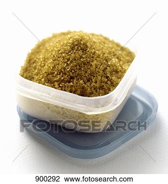 Stock Photo - brown sugar crystals 
in plastic storage 
container. fotosearch 
- search stock 
photos, pictures, 
images, and photo 
clipart