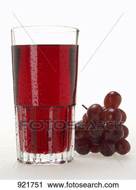 Stock Photography - glass of red grape 
juice with drops 
of water & red 
grapes. fotosearch 
- search stock 
photos, pictures, 
images, and photo 
clipart