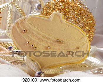 Stock Photograph - sweet pastry biscuit 
in shape of christmas 
bauble. fotosearch 
- search stock 
photos, pictures, 
images, and photo 
clipart