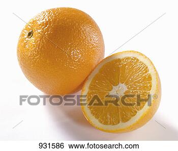 Stock Photo - one half and one 
whole orange. 
fotosearch - search 
stock photos, 
pictures, images, 
and photo clipart